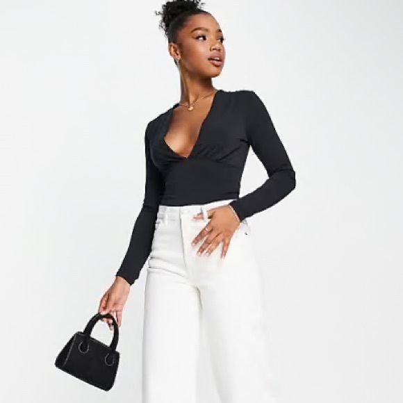 Abercrombie & Fitch Tops - Abercrombie and Fitch V-neck Bodysuit